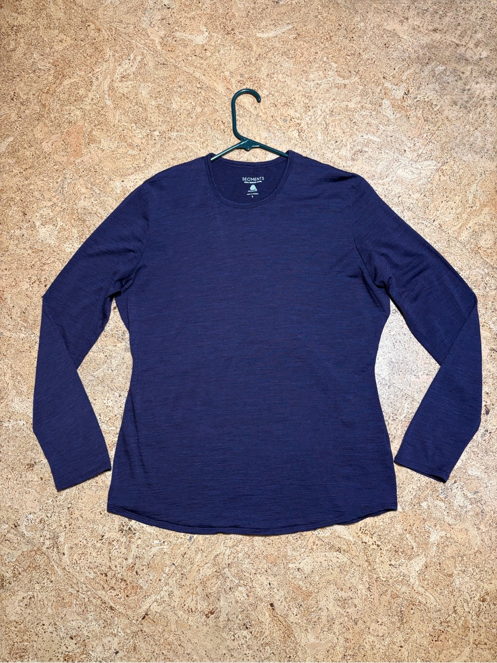 Seg'ments Wm's 100% Merino Wool Base Layer Top In Purple Heather Sz L - Picture 6 of 11
